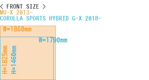 #MU-X 2013- + COROLLA SPORTS HYBRID G-X 2018-